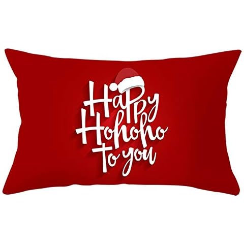 Homxi Christmas Decorative Throw Pillow Covers Cover