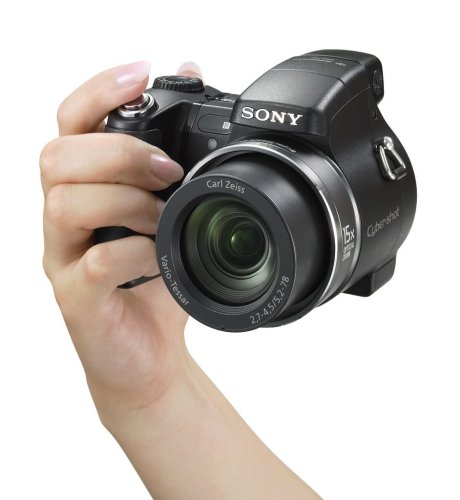 Sony Cyber-shot DSC-H7 Digitalkamera (8,1 Megapixel) schwarz – Bild 6