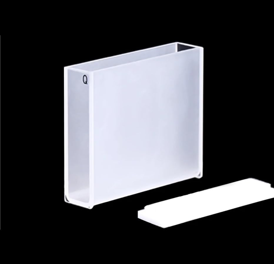 Cuvette en quartz pour spectrophotomètre 50 mm | Cellule de mesure fully fusion