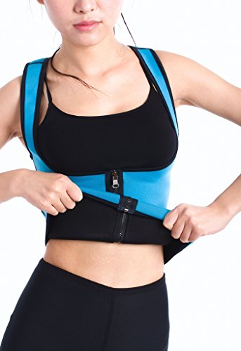 ValentinA Slimming Neoprene Vest Hot Sweat Shirt Body Shapers for Weight Loss Womens