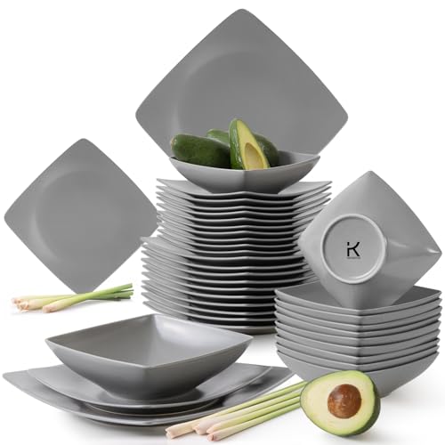 🌟Design - Il servizio di piatti della collezione VICTO è caratterizzato da un design senza tempo. I disegni, i colori e le forme dei piatti sono stati creati tenendo conto della funzionalità delle stoviglie, ma anche della funzione di presentazione del cibo: dopo tutto, l'aspetto del piatto è importante quanto il suo sapore. Tutti i set di stoviglie KONSIMO sono stati progettati da designer esperti