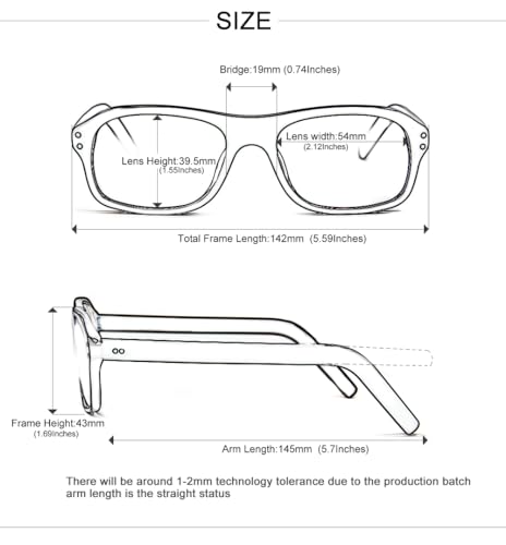 Image of Kingsmen Cosplay Eyeglasses Frame Square Handmade Acetate Glasses