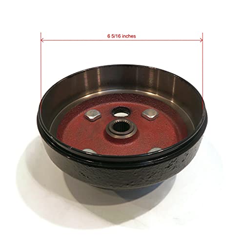 The ROP Shop | Brake Drum Hub Assembly Star Spline for E-Z-GO 18500-G2, 18500G2 & 4260 Vehicle - Thumbnail 3