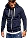 Produktbild JACK & JONES Herren Sweatjacke Hoodie (X-Large, Total Eclipse)