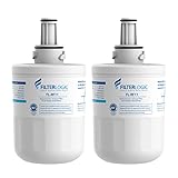 Filterlogic DA29-00003G Refrigerator Water Filter, Replacement for Samsung DA29-00003B, RSG257AARS, RFG237AARS, HAFCU1, RFG297AARS, RS22HDHPNSR, WSS-1, 2 Filters