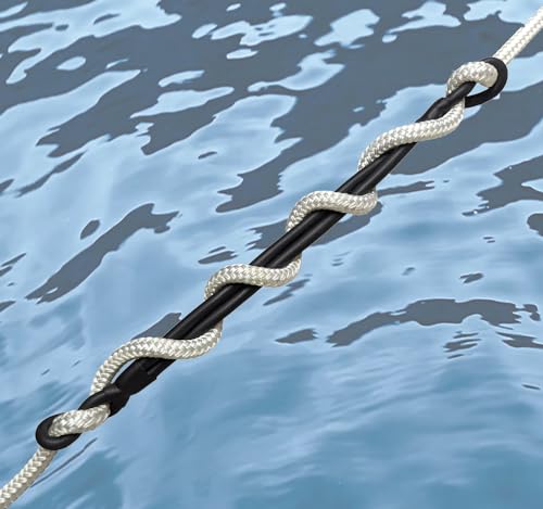 Everett Easy Snubber Boat Mooring Snubber for Dock Line 2 Pack, Made in USA