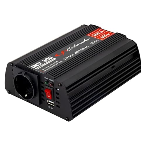 Miniatura 3 de Schumacher Electric Inv300 - Inversor 600w 12v A 220v - Onda Modificada - Protección Sobretensión Y Sobrecalentamiento - Coche, Furgoneta, Barco