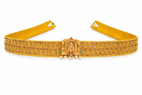 Image of Fresh Bite Box Dhaga Ring Original Mirror Work, Adjustable Waist Hip Belt Kamarbandh for Saree, Saree Belt, Gown & Dress, Sontada Patti Vadanam kamarband for Women 01