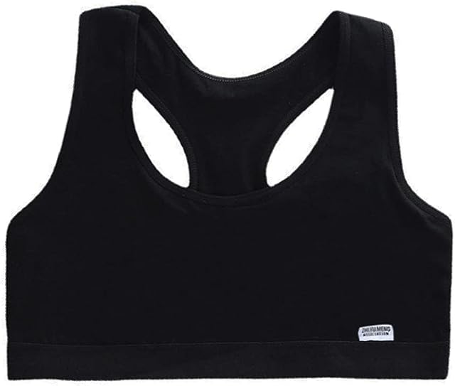 Cretty-Meet Soft and Comfortable Cotton Girls Bra Kids Underwear Sports Training Bra Crop Tops for Teenage Girls 8-16 Years