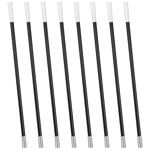 8pcs Plastic Fake Long Holder for Women - Fake Long Holder Shaped for Vintage Costume Party Accessory Halloween Prop - 1920s Accessories for Women Black