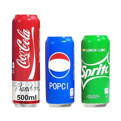 Image of HASTHIP 3Pcs Beverage Can Sleeves Anti-Slip Zip-top Can Wraps Creative Beer Can Cover Elastic Silicone Sleeves Fit for 500ml