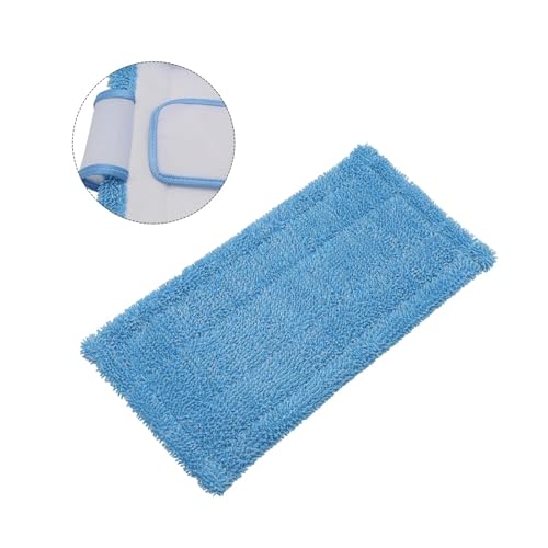 Tampon de vadrouille en microfibre bleu double effet pour sols - 3
