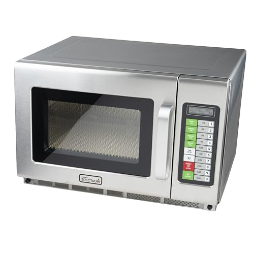 Image of Winco Commercial-Grade Microwave with Touch Controls, 1,800 W, 1.2 Cubic Feet