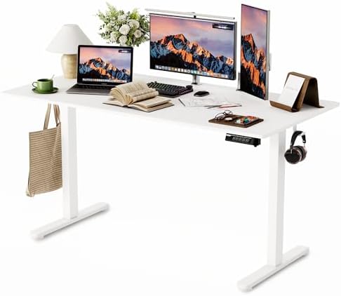 Monomi Electric Standing Desk, 47.2 Inch Height Adjustable Sit St...