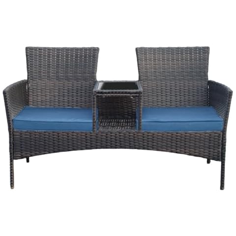 PatLoom Outdoor Rattan Loveseat Set Cover