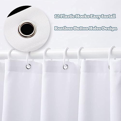 Image of Kids Rainbow Polka Dot Shower Curtain Colorful Bathroom Curtain Sets