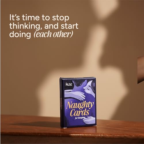 Image of MYMUSE Naughty Couples Card Game - 50 Romantic Dares & Challenges, 4 Categories, Fun Adult Game for Date Night, Couples Activities, Gift for Boyfriend, Girlfriend, Husband, Wife, Birthday, Anniversary