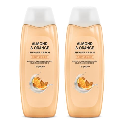 by Amazon Duschcreme Mandel und Orange, 2 x 500 ml