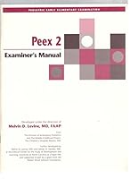 Pediatric Early Elementary Examination (PEEX 2) Editions 083882806X Book Cover
