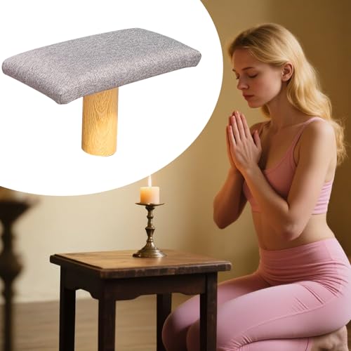 Générique Meditation Bench - Ergonomic Wooden Yoga Kneeling Chair | Foldable Prayer Bench with Comfortable Support for Home, Studio, Bedroom, Living Room, Indoor/Outdoor Travel and Relaxation Use – Image 5