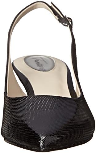 Trotters Women's Slingback Kitten Heeled Pump, Black Mini, 8 N US | Image 1