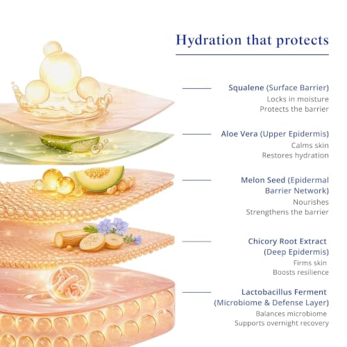 Image of Tatha Dream Skin Elixir Night Cream with Swiss Apple & Lilac Stem Cells | Anti-Aging, Firming & Brightening | Hydration, Barrier Repair & Protection from Stress & Pollution| For All Skin Type