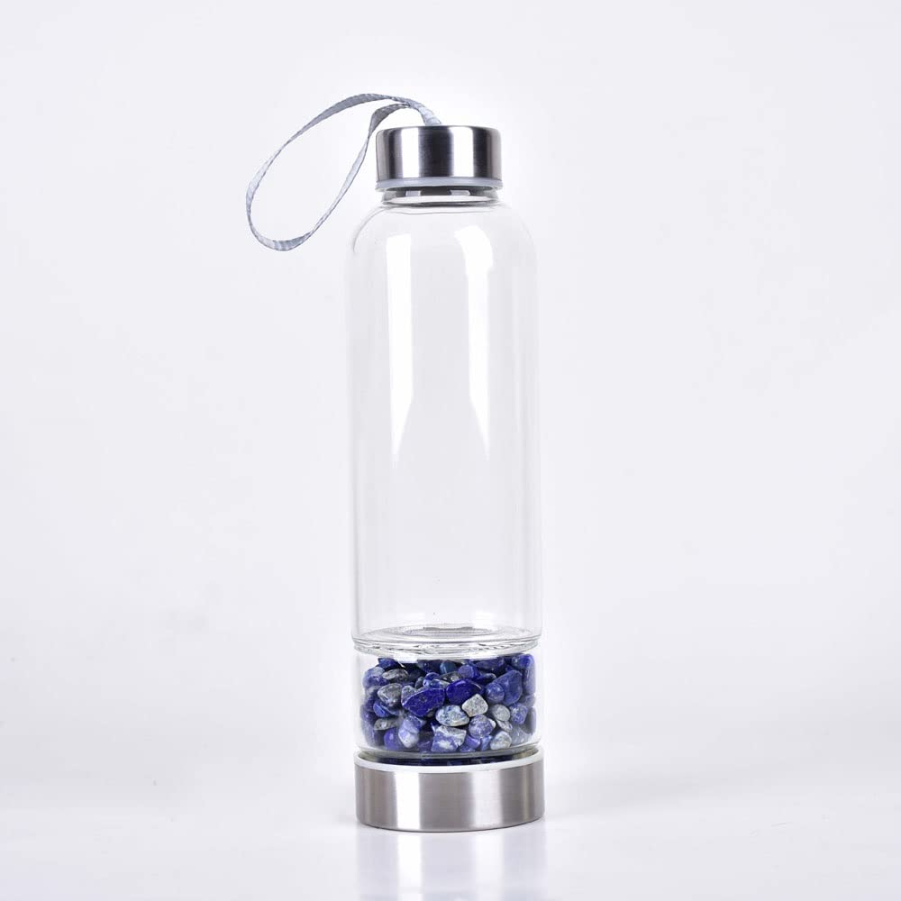 Verre à Vin,Bouteille D'eau En Cristal Naturel,Point De Guérison,baguette D'obélisque,Elixir