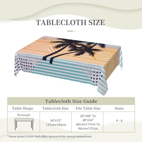 Nappe rectangulaire imperméable pour protéger la table des taches de graisse