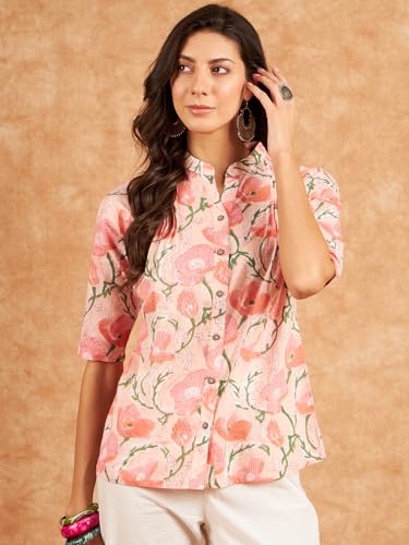 Image of Modeve Women Cotton Top for Summer
