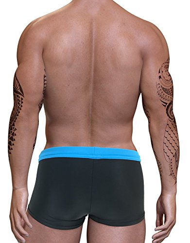 Wildmant Big Boy Pouch Swim Square Cut Blue4