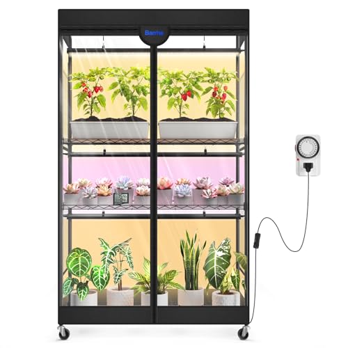 Barrina LP900 Mini Greenhouse with Grow Lights and Stand