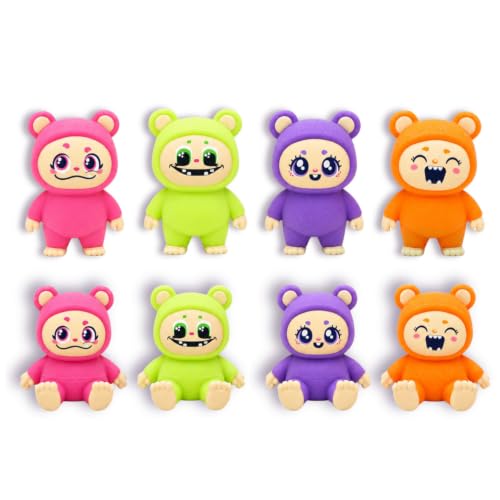 JA-RU Oddi-Dahs Squeezy Cubkin Slow Rising Toy (4Stand & 4Sit) 4936-AB8