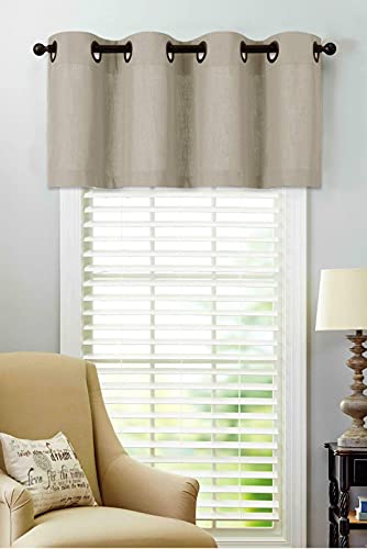 Regal Home Collections Luxurious Oversized Grommet Top Window Valance - Assorted Colors cover