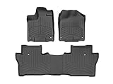 WeatherTech FloorLiner HP for Honda Passport (44839-1-2IM) 1st & 2nd Row - Black