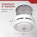 Kidde Smoke Detector, AA Battery Operated, Compact Size, LED Status Light, 85 dB Alarm, 4-inches, 10SDR