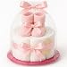 Windeltorte Mädchen in Rosa mit Babysocken, Geschenke zur Geburt für die Mutter, Taufe oder Baby-Party - Geschenkidee mit neugeborene Windeln - Inklusive Glückwunschkarte
