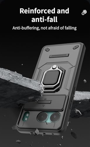 Coque OnePlus Nord 4 5G WBWONE antichoc noire avec support - 7