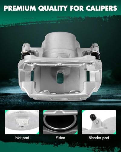 Image of SCITOO Front Right Brake Caliper With Bracket 18-B4911 Compatible For Chevrolet For Malibu 2004-2008 For Chevrolet HHR 2006-2011 For Pontiac G6 2006-2008