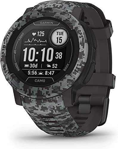 Image of Garmin Instinct 2 Rugged GPS Smartwatch, Battery Upto 28 days, ABC Sensors, Tracback Routing, Ascent /Decent, 24 /7 HR, SPO2, GPS Coordinates, Sun & Moon Information, Health Snapshot, MIL STD 810G