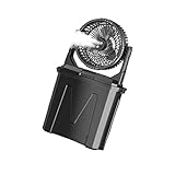 Refroidissement rapide avec la technologie de brumisation à 3 trous et le ventilateur de brumisation alimenté par batterie de 20 000 mAh, température de 5 à 8 ℃ et 72 heures de temps de fonctionnement pour les aventures en plein air