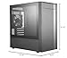 Cooler Master MasterBox NR400 Micro-ATX Tower with Front Mesh Ventilation, Minimal Design, Tempered Glass Side Panel and Single Headset Jack