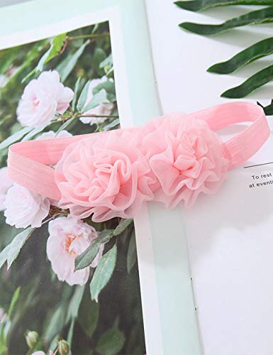 Image of Baby Girls Tutu Bloomers Diaper Cover Cotton Tulle Bloomers and Headband Set