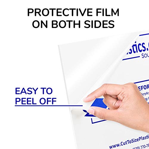 Image of Source One LLC 1 Inch Thick Acrylic Sheet (12 x 24, Clear)
