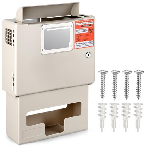 Ripeng 5 Qt Locking Wall Mount Cabinet