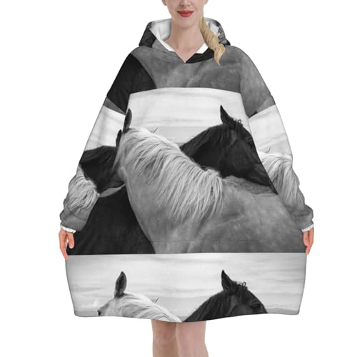 Sweat à capuche couverture flanelle pour ne plus jamais avoir froid sur votre canapé