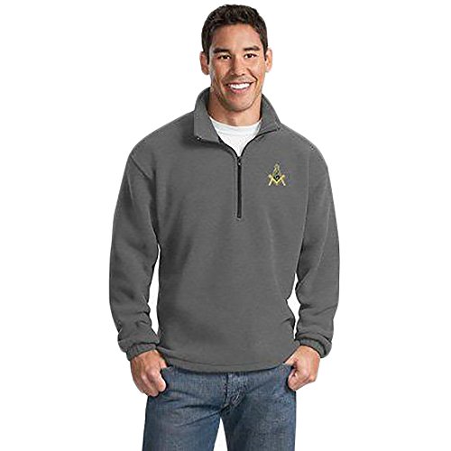 Mason/Freemason Emblem 1/4 Zip Pullover
