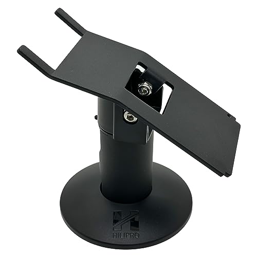 Hilipro Swivel Stand for Ingenico Desk 3500 and Desk 5000 Credit Card Machine Terminal - Complete Kit - Sturdy and Durable - 4.7\" Tall, Swivels and Tilts