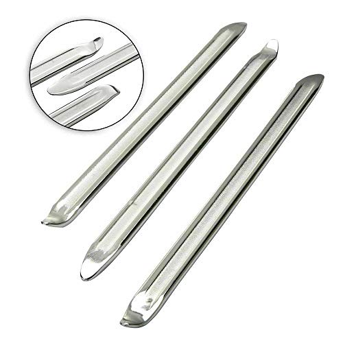 GoolRC 3 peças 11,81 pol. Colher de pneu de motocicleta automotiva tipo galvanizado