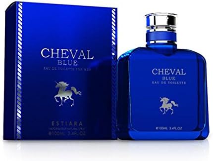 NEW MENS PERFUME CHEVAL BLUE BY ESTIARA EDP 100 ML FOR MEN GIFT FRAGRANCE