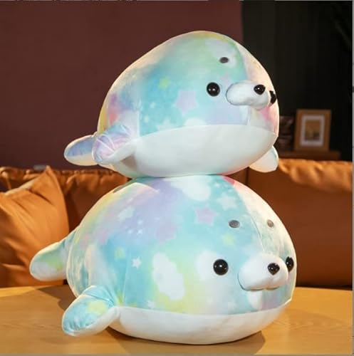 21.6" Seal Plushie Pillow,Cute Ocean Animal Plush Toy, Seal Plush Stuffed Cotton Plush Animal Toy, Birthday Gift For Kids Girls Boys. #TOP5